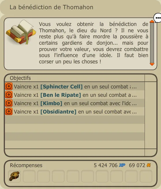 quete dofus turquoise